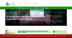 Desktop Screenshot of fondazionesvilupposostenibile.org